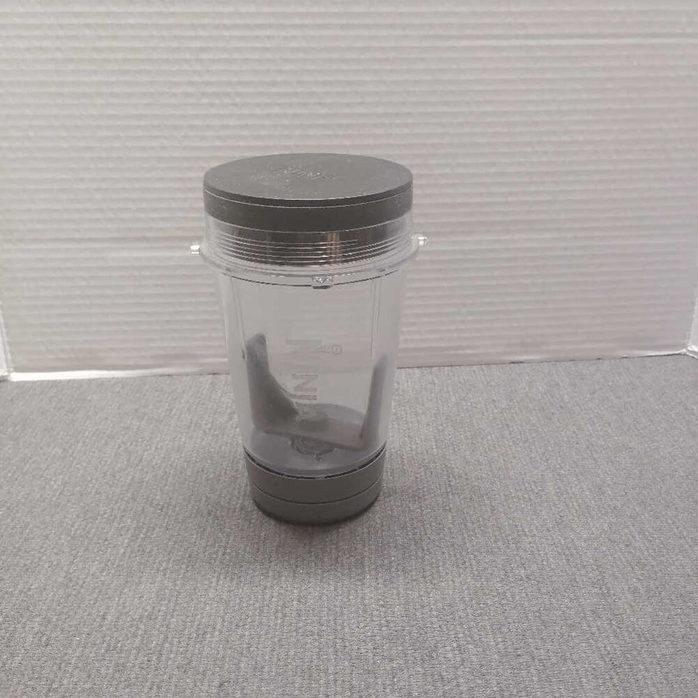 Ninja Power Nutri Bowl Replacement Part Blender Cup Lid Attachment 24oz Gray
